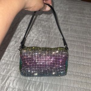 BCBGeneration NWTS brand new excellent condition multicolor bag two way bag.